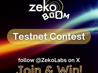 Zeko Boom Testnet Contest Launches: Driving User Growth Ahead of Mainnet