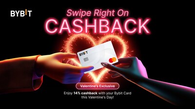 Bybit Card Presents Valentine’s Special: 14% Cashback for 24 Hours Only Bybit Card Presents Valentine’s Special: 14% Cashback for 24 Hours Only