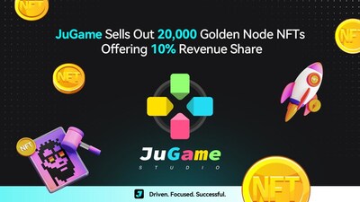 JuGame Sells Out 20,000 Golden Node NFTs Offering 10% Revenue Share