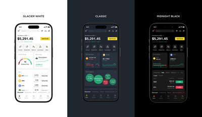 The Binance app now comes with a sleeker visual design that improves readability. iOS users can also switch to a new Midnight Black color theme which offers a dark mode that reduces eye strain. Information in the image above is for illustrative purposes.