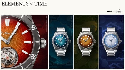 Azuki x H. Moser & Cie. Elements of Time luxury watch series