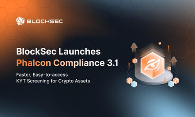 BlockSec Launches Phalcon Compliance 3.1 to Enable Faster, Easy-to-access KYT Screening for Crypto Assets