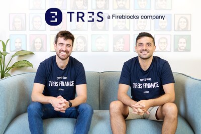 TRES Finance Co-founder and CEO Tal Zackon & Co-founder and CTO Eilon Lotem TRES Finance Co-founder and CEO Tal Zackon & Co-founder and CTO Eilon Lotem